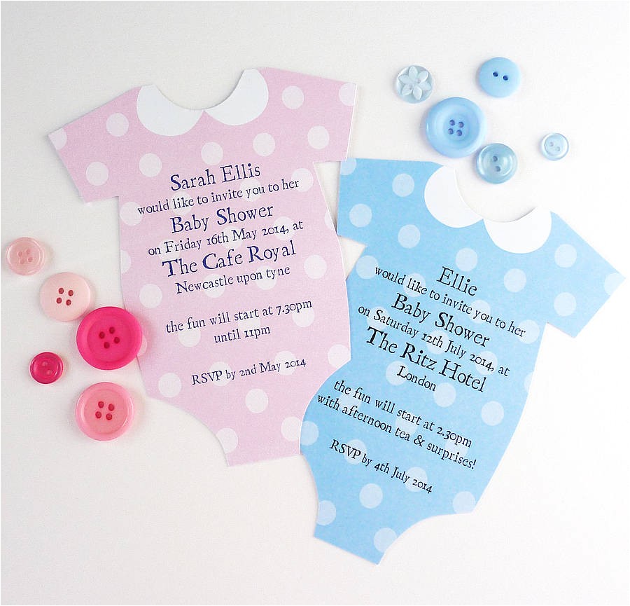 personalized baby shower invitations
