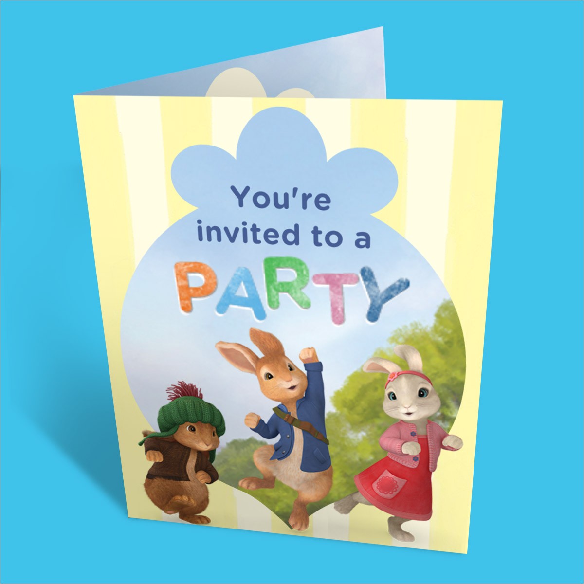 peter rabbit party invitation