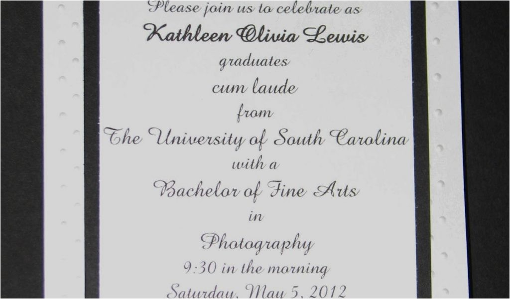 phd graduation party invitation wording