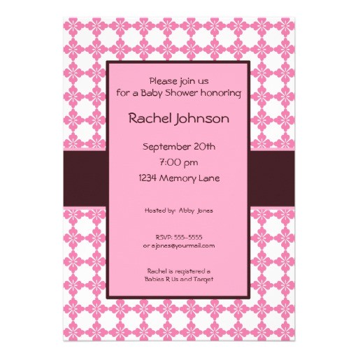 personalized baby shower invitation
