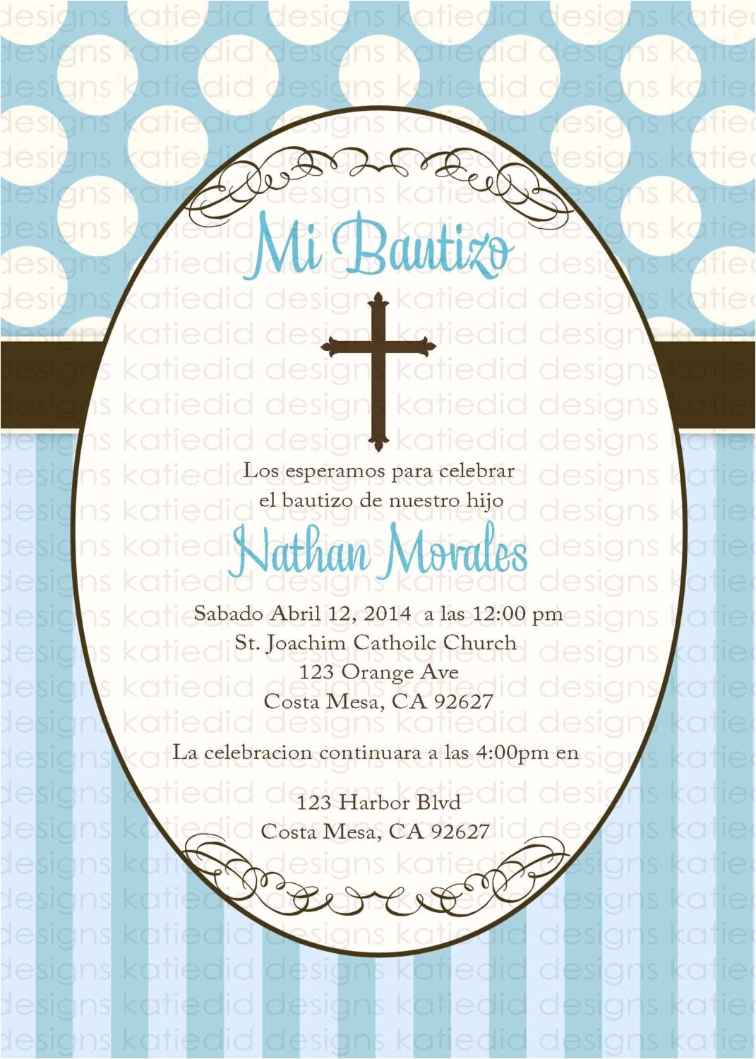 baptism invitations spanish