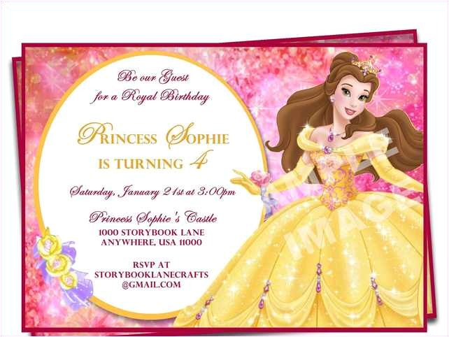 1st birthday invitation wording princess