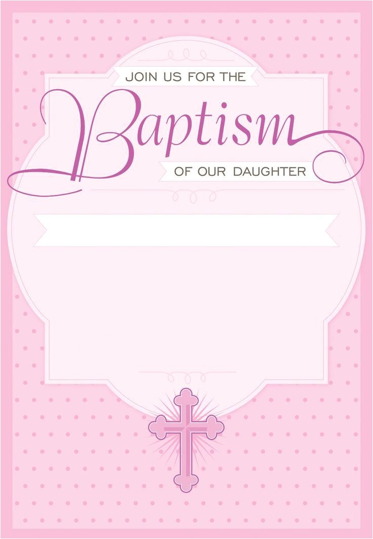 baptism invitations
