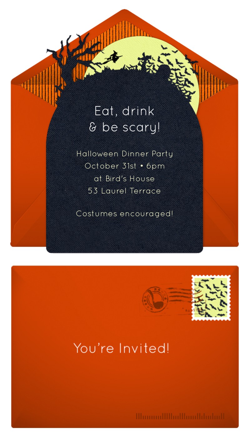 gorgeous free halloween invitations