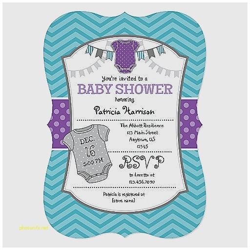 purple and gray baby shower invitations