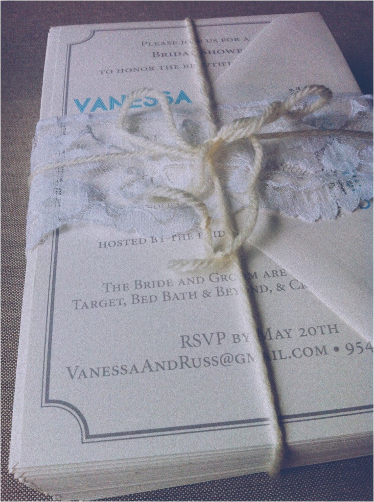 quick pic bridal shower invitations