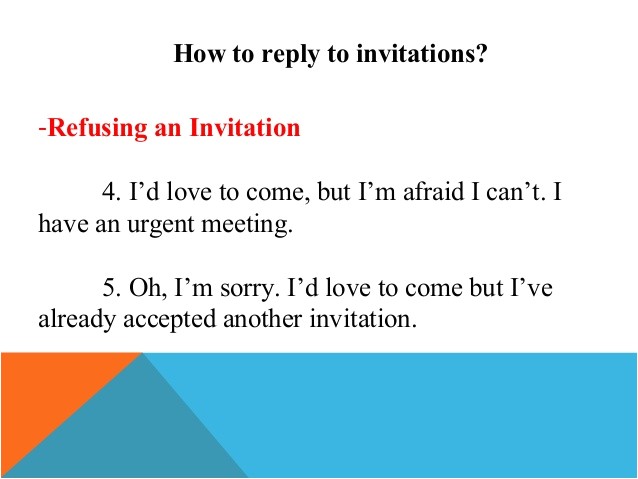 invitations and replies to invitations1
