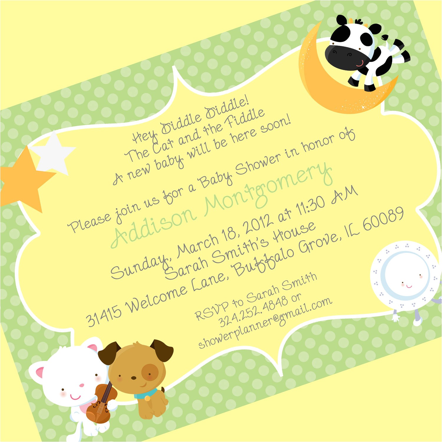 baby shower invite rhymes
