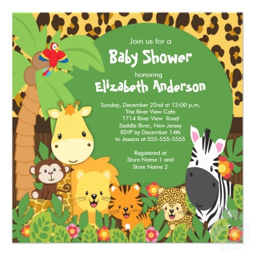 safari themed baby shower ideas