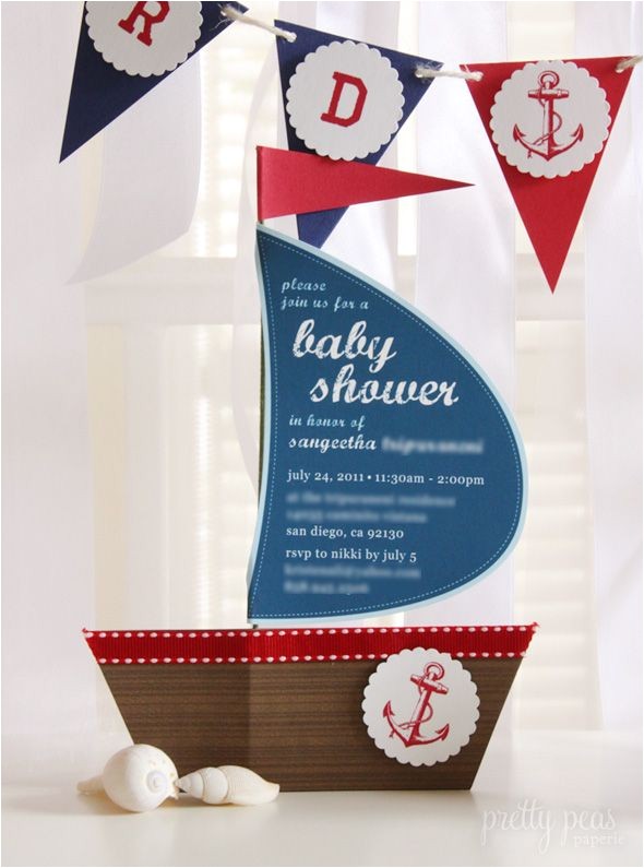 sailboat baby showers