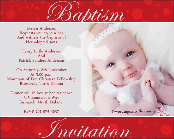 baptism invitations wording