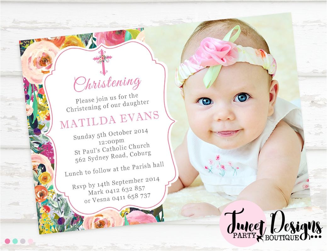 sample invitation for baby girl christening