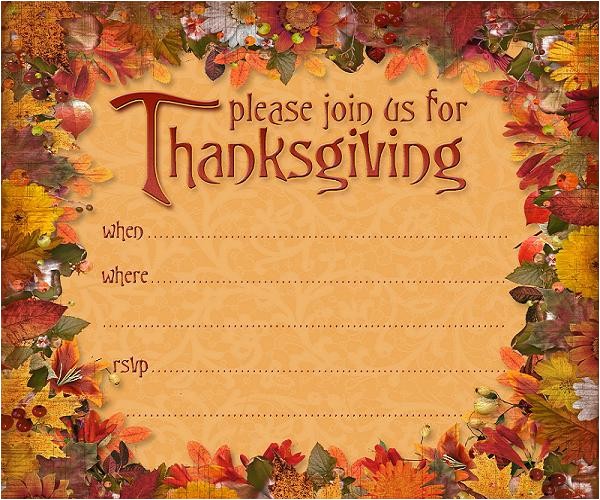 thanksgiving invitations