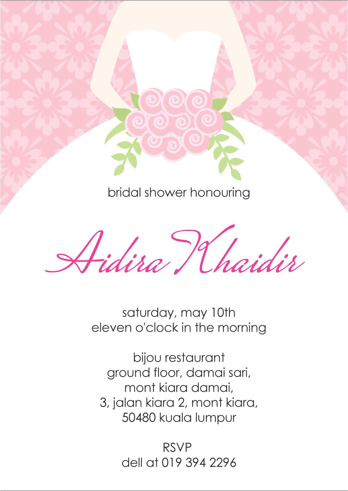 bridal shower invitation wording etiquette