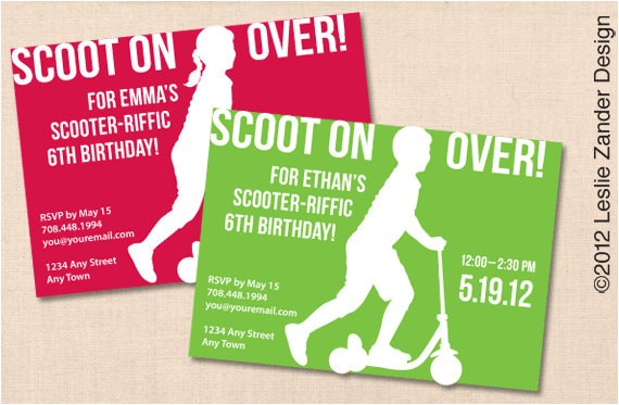 scooter riffic personalized printable