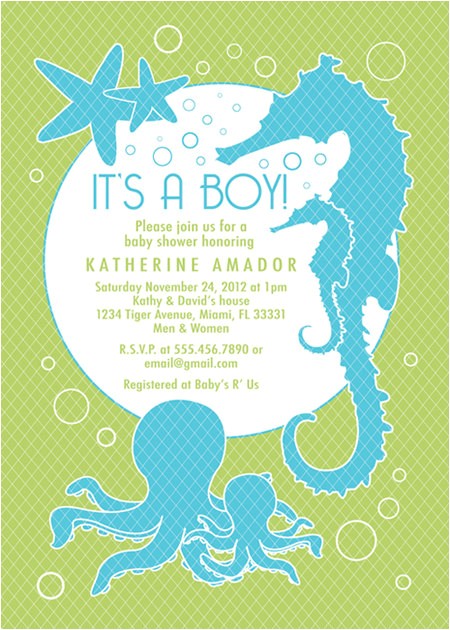 sea and ocean theme baby shower