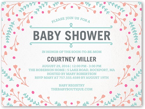 shutterfly baby shower invitations