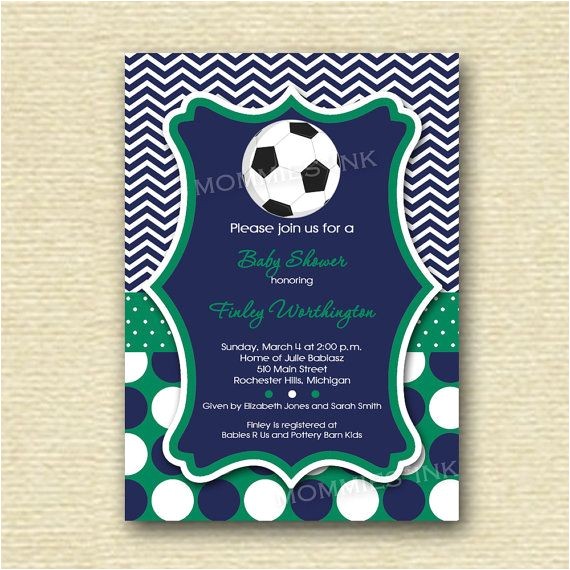 soccer baby showers