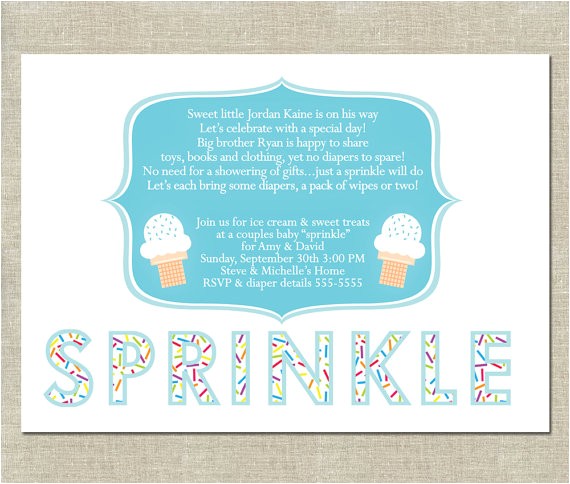 baby sprinkle invitation printable ice
