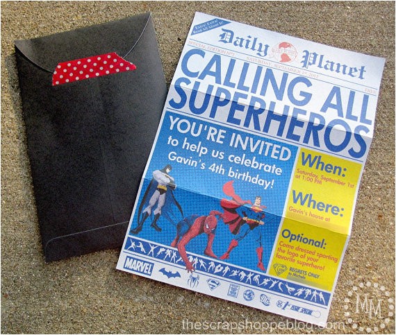 superhero newspaper custom printable