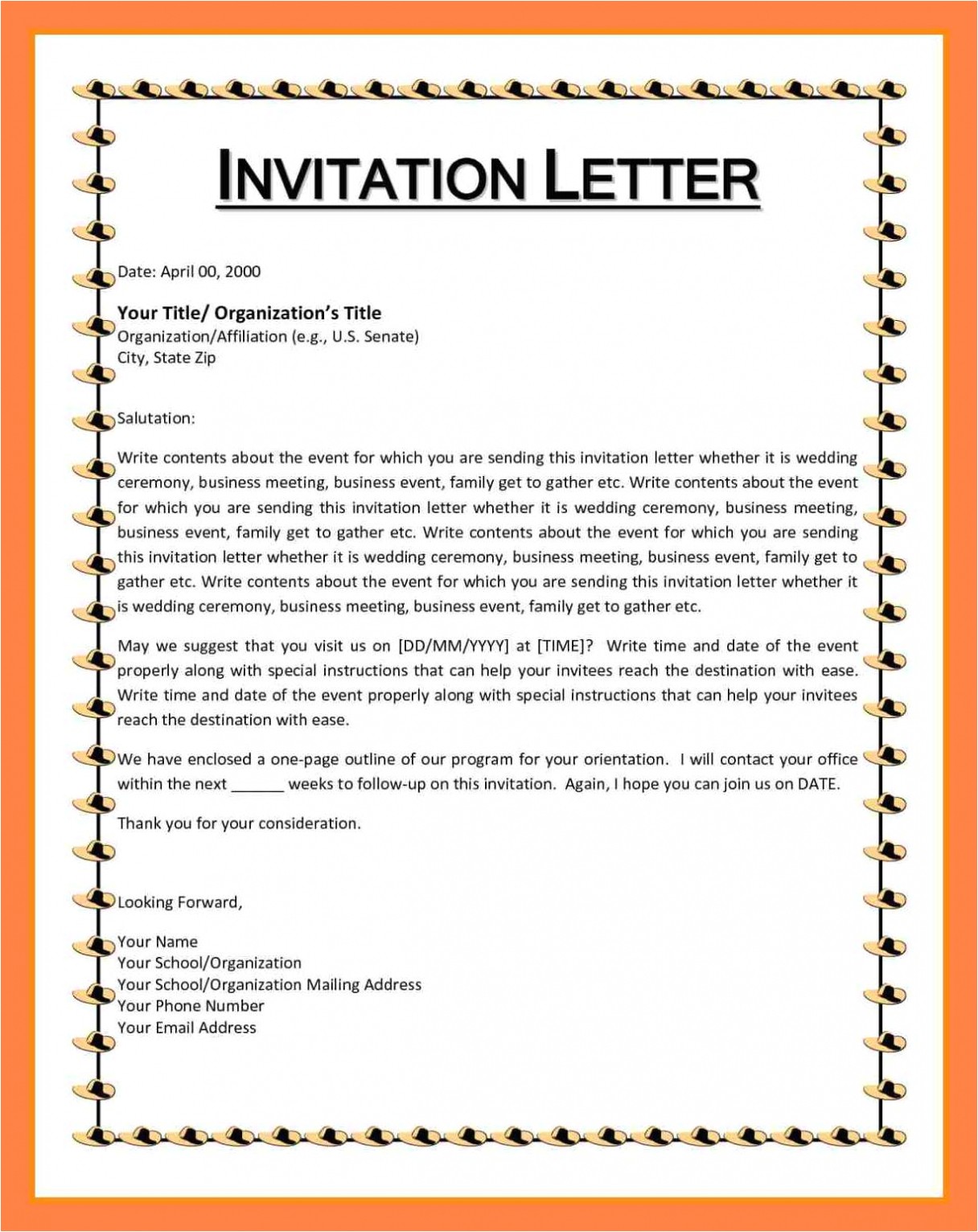 thank you letter for birthday party invitation