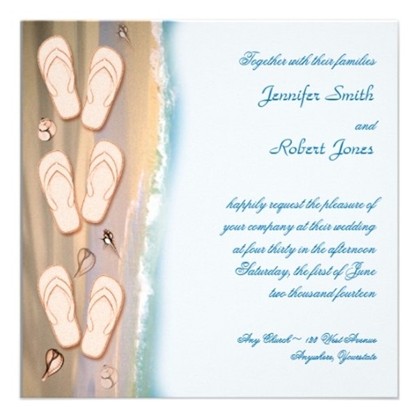 beach themed bridal shower invitation wording