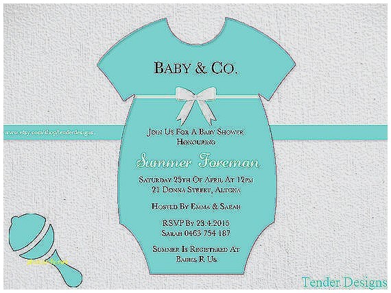 tiffany and co baby shower invitations