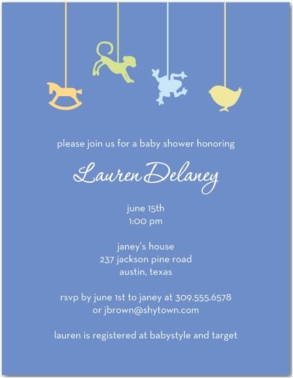 tiny prints baby shower invitations