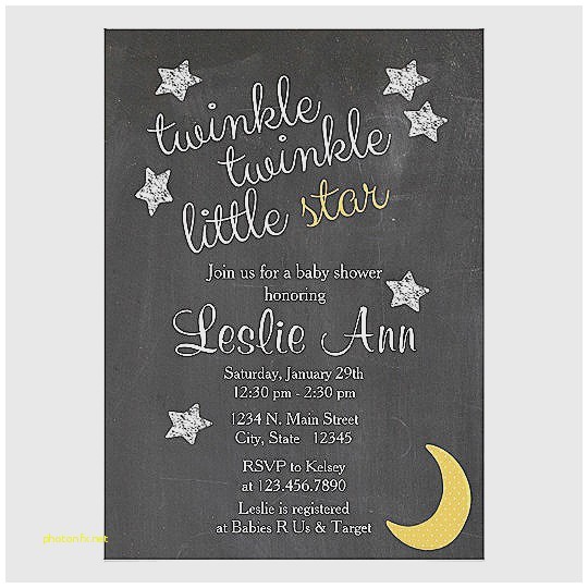 twinkle twinkle little star baby shower invitation wording