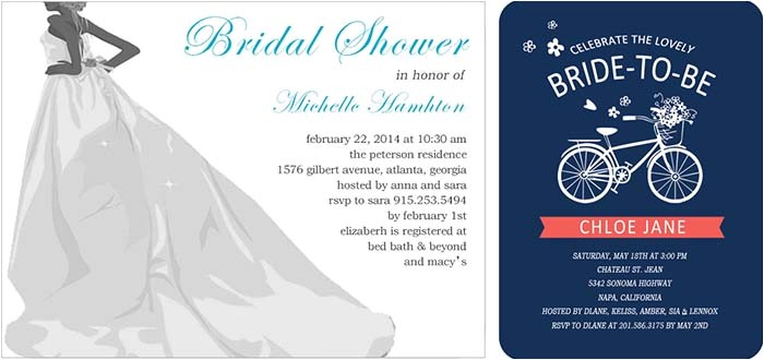 tips of sending bridal shower invitations
