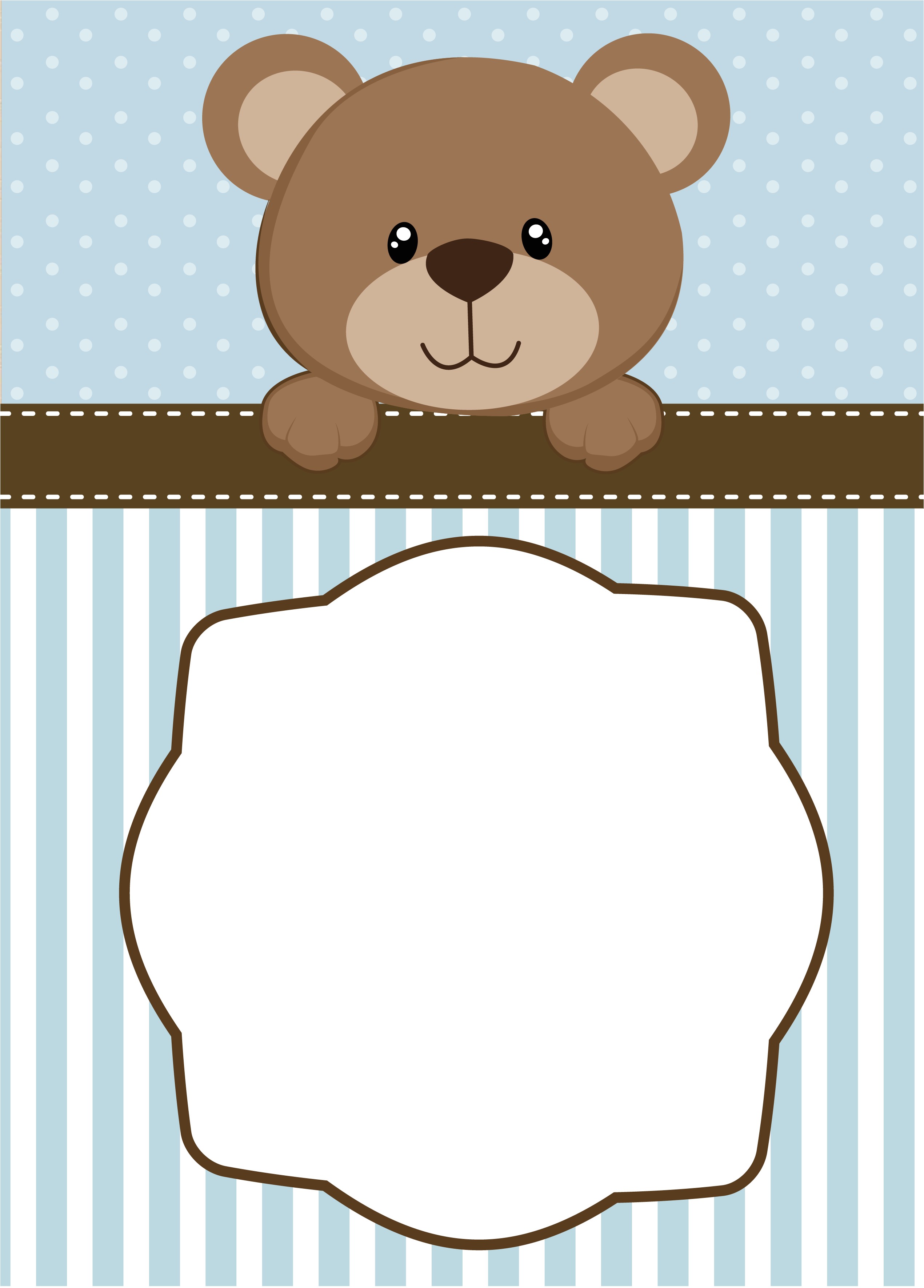 create teddy bear baby shower invitations printable