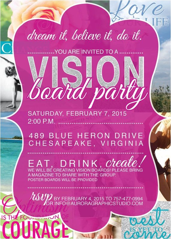 vision board party