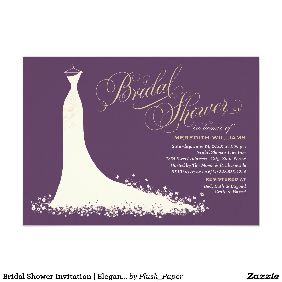 vistaprint bridal shower invites