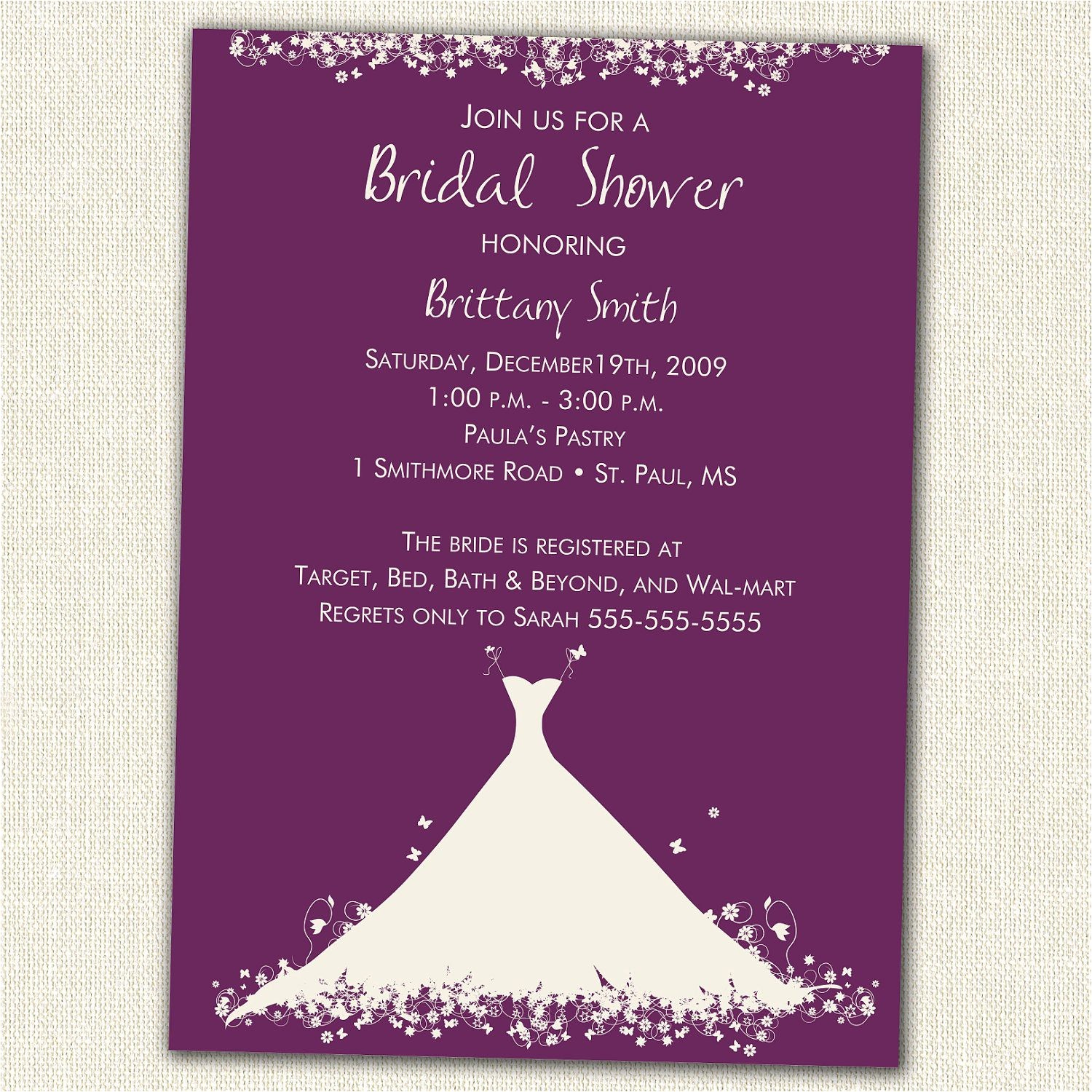 vista print wedding shower invitations