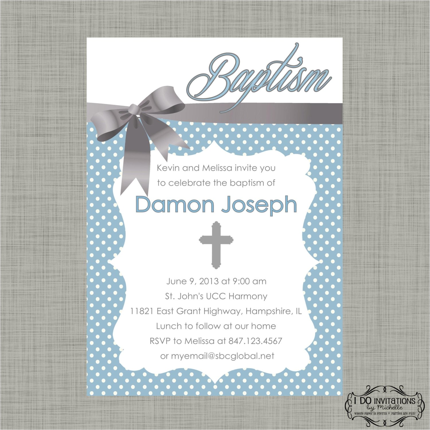 walmart baptism invitations