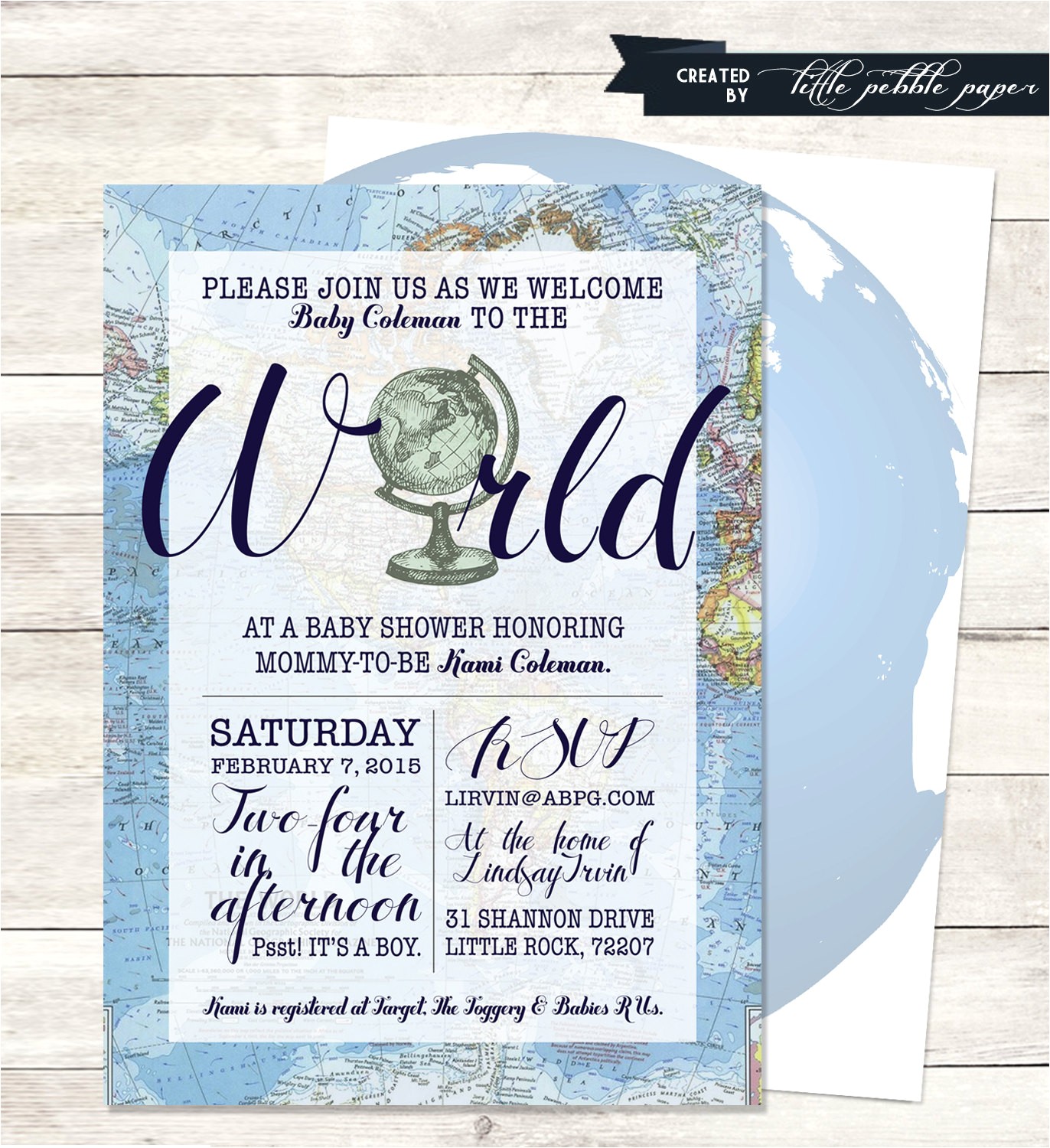 blue wel e to the world baby shower