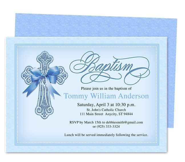printable baby baptism and christening invitations