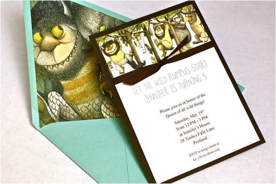 where the wild things are birthday