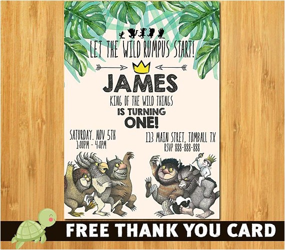 where the wild things are birthday