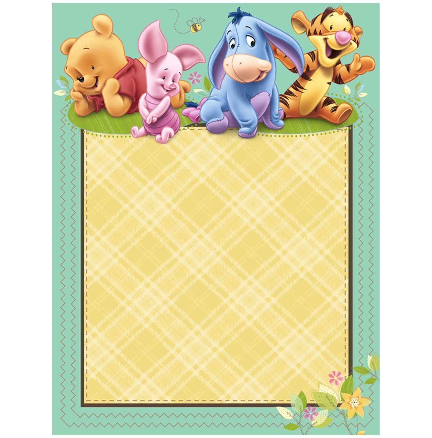 winnie the pooh baby shower invitations templates free