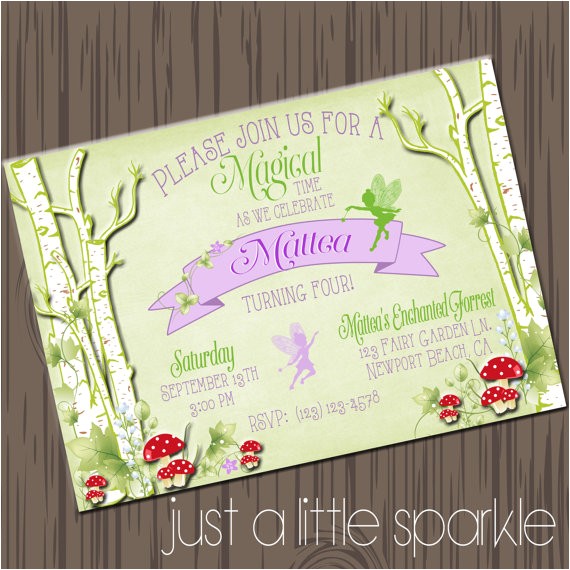 printable fairy invitations printable woodland fairy