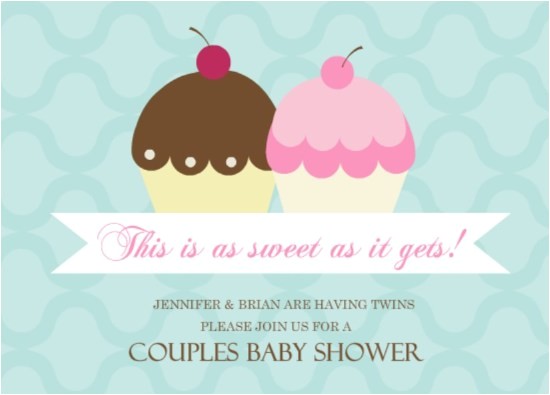 twins baby shower invitation wording
