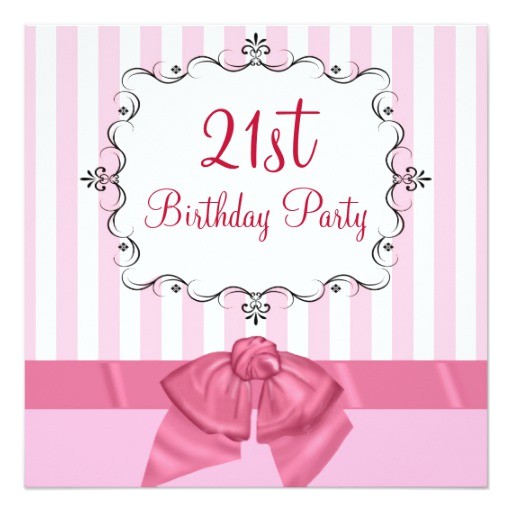 personalised 21st birthday party invitations