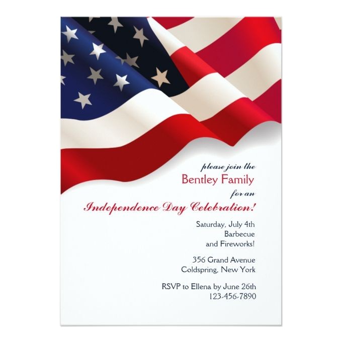 patriotic invitations