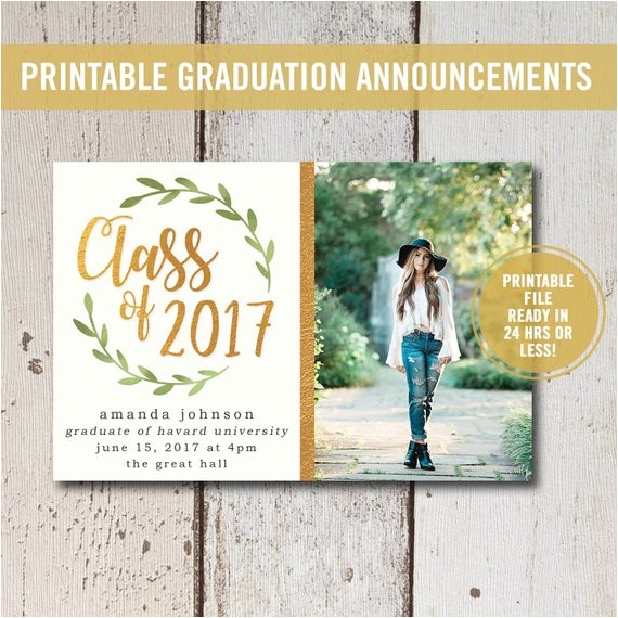 college graduation invitation printable
