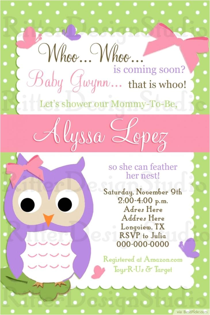 Baby Shower Invitations Owls Printable Free Printable Owl Baby Shower Invitations theruntime Com