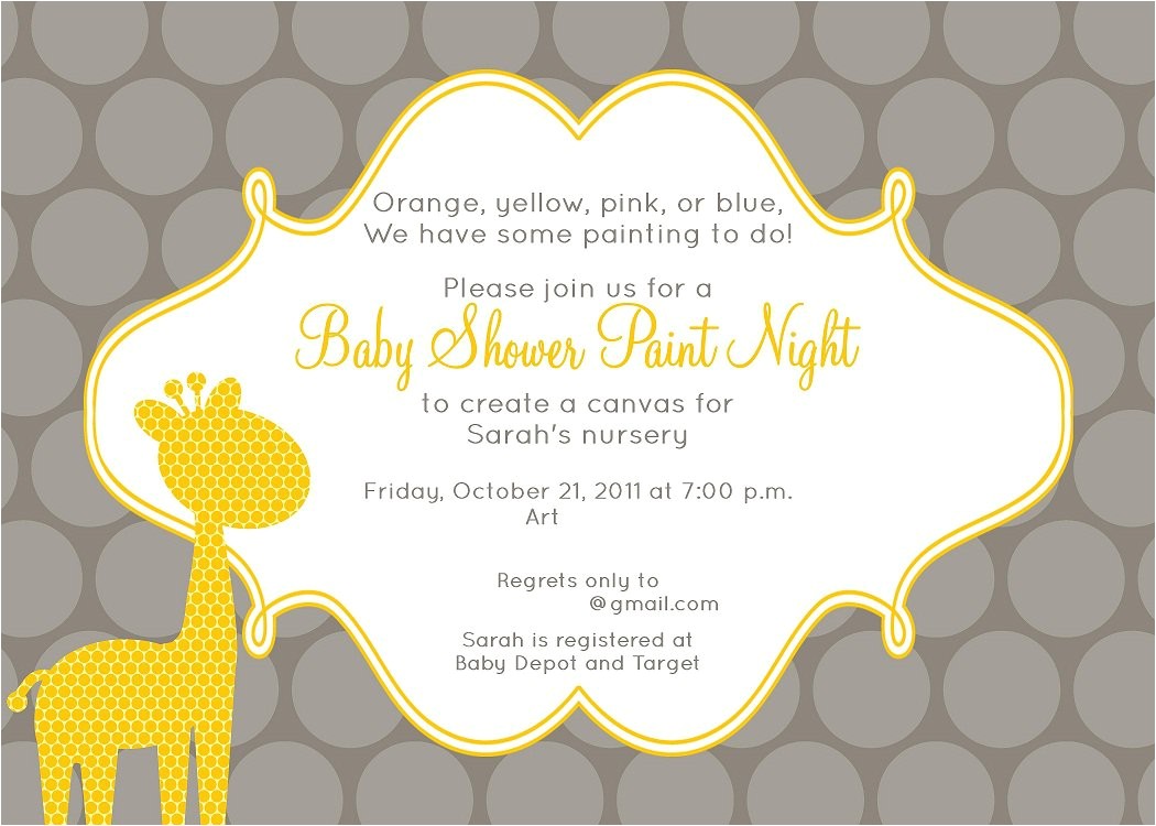 free baby shower invitation template