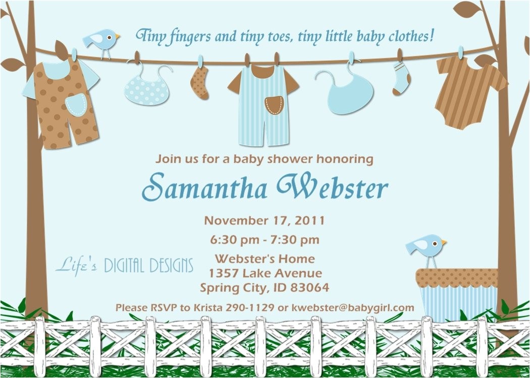 baby shower invitations for boy baby
