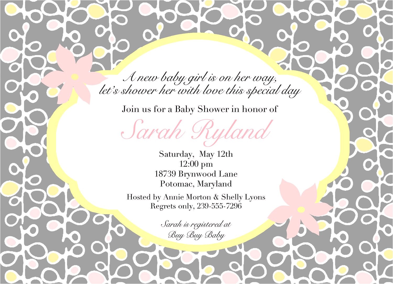 wording for baby shower invitations asking for gift cards