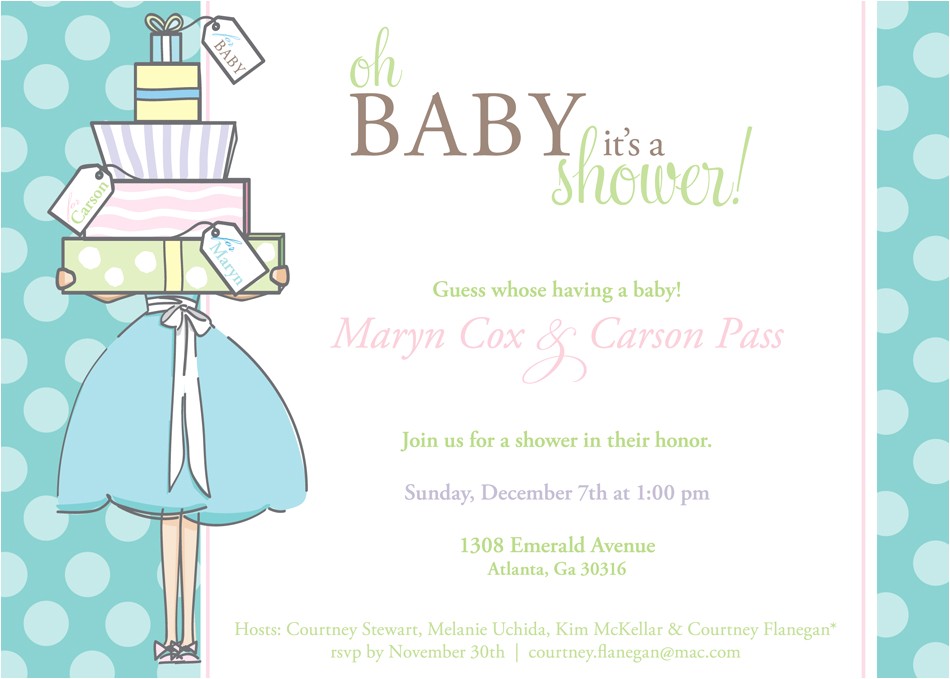 baby shower invitations free